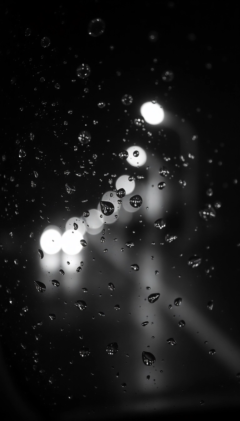 HD iPhone Night Car Rain Sleek Wallpaper Copyright-Free Stock Photo